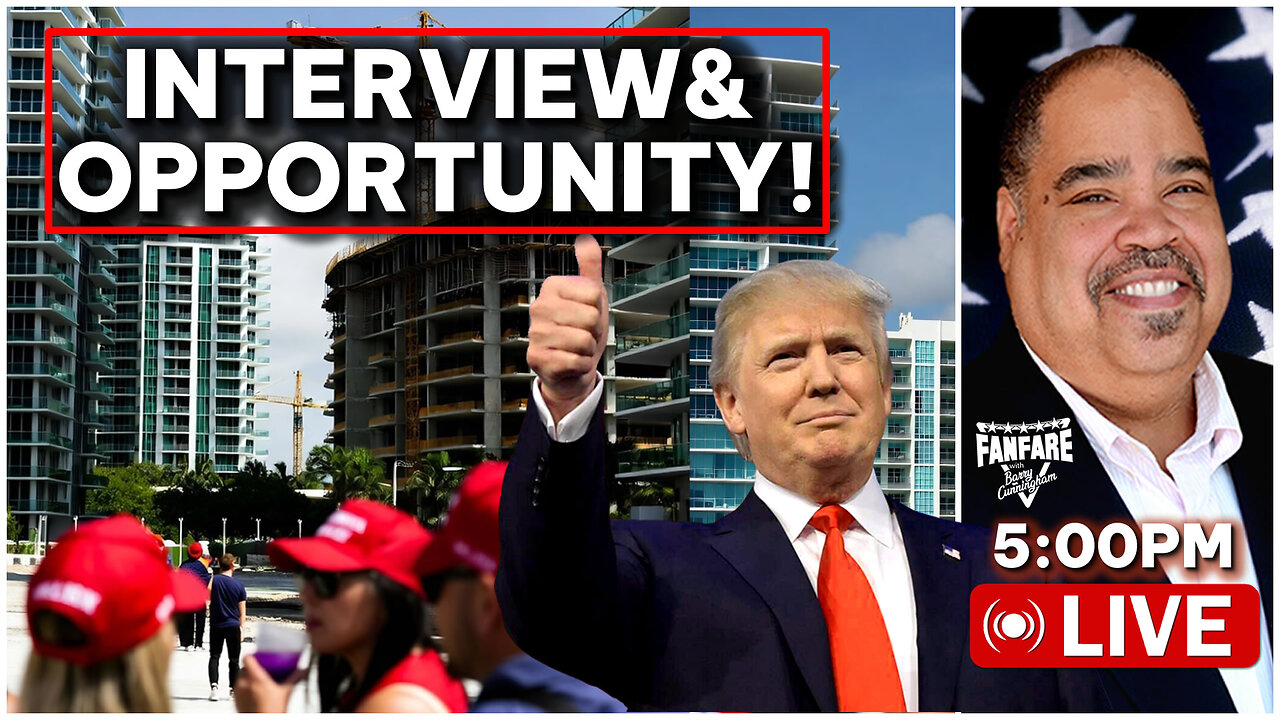 PRESIDENT TRUMP INTERVIEW WITH MARIA BARTIROMO! THEN WE TALK MONEY AND OPPORTUNITY!