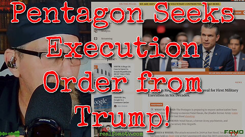 ⚠️ Pentagon Seeks Execution Order from Trump | Charlie Kirk Cover-Up & the YouTube Okey-Doke