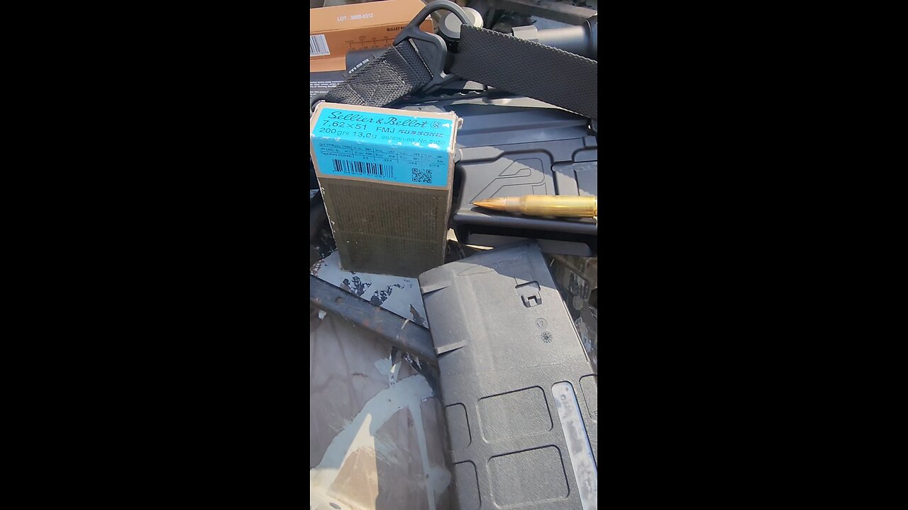 Banish 30 in am Aero Precision M5 AR10 with S&B Subsonic Ammunition