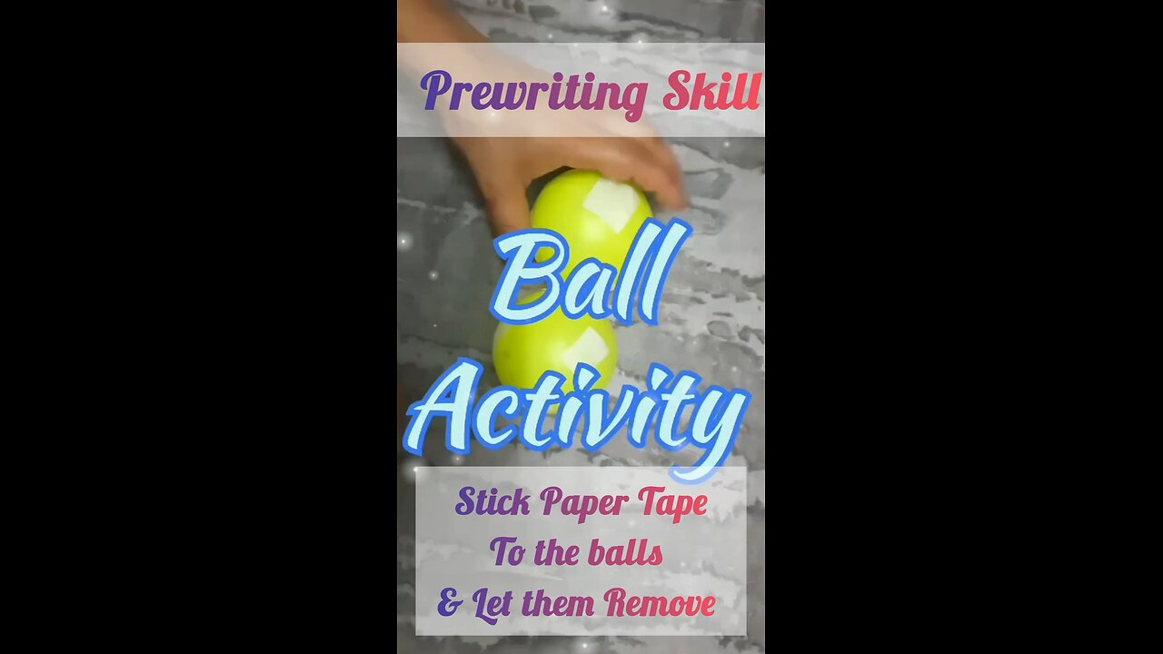 Ball Activity|Concentration|Hand Eye Coordination|Sitting Tolerance|Kids