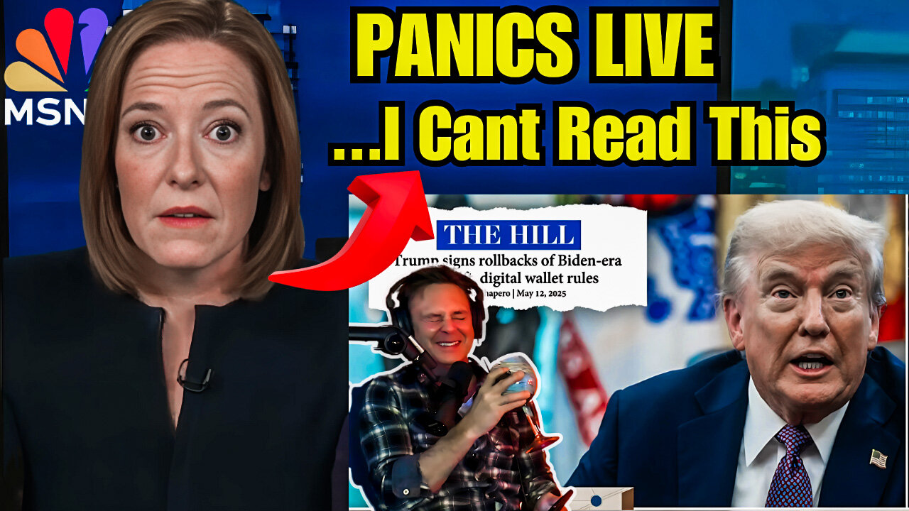 MSNBC Jen Psaki Can't Handle Humiliating Teleprompter Fail Live On-Air