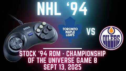 NHL '94 Championship of the Universe Game 7: Leafs at Oilers {Genesis}