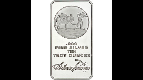 10 oz SilverTowne Prospector Silver Bar (New) #1