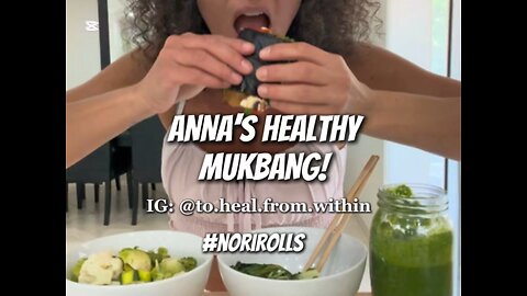 NORI ROLLS #healthy #healthylifestyle #mukbang #medicalmedium #eatingshow #dinner