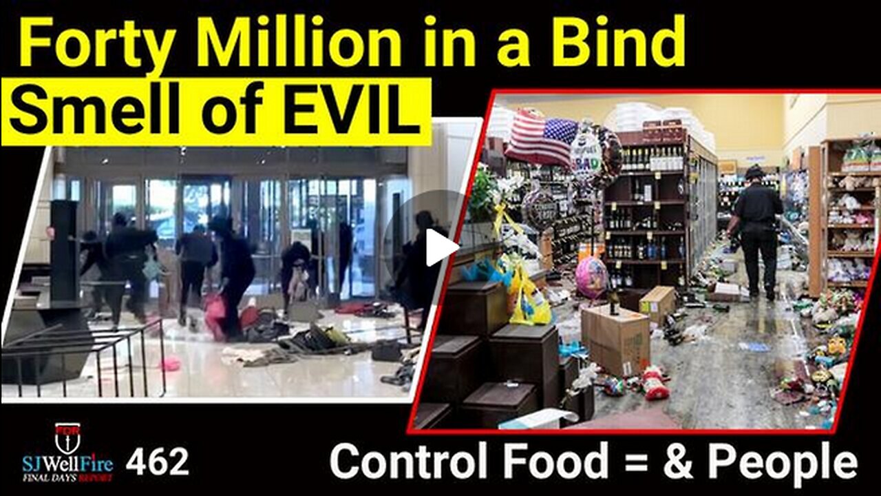 Lawlessness / Chaos for Total Surveillance Control = Food as a WEAPON
