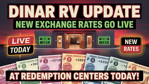 Dinar RV Update 🚨 New Exchange Rates Go Live at Redemption Centers Today! 💥 Today's IQD News!