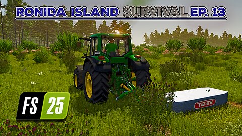 Survival on Ronida Island #13 | Selling Logs, Silage & Woodchips. Mowing. | Farming Simulator 25