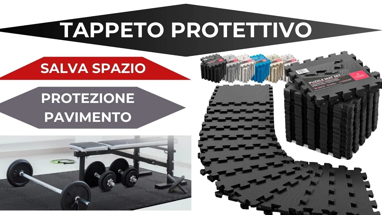 Tappeto Protettivo per Allenamento in Casa - Tappeto Salva Spazio - Anti Urto