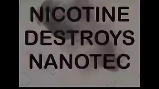 Nicotine destroys the nanotechnology