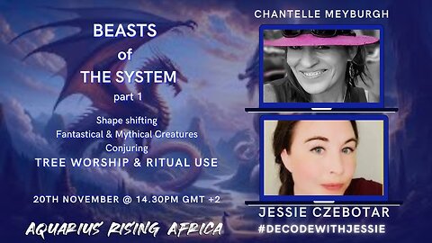 BEASTS OF THE SYSTEM - part 1 - with JESSIE CZEBOTAR