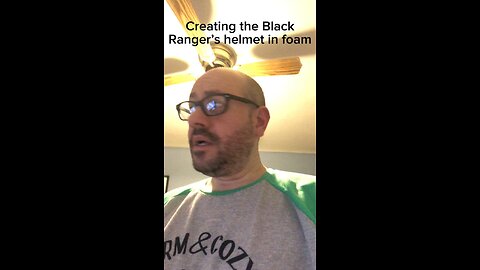 Making the Black Ranger’s helmet