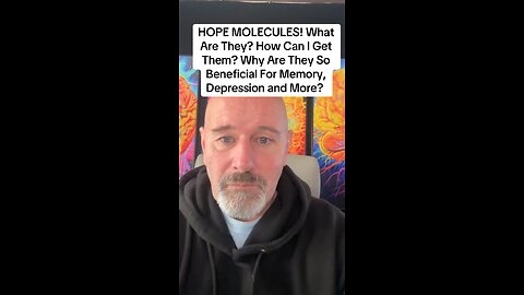 HOPE MOLECULES! What Are They? How Can I Get Them? Why Are They So Beneficial For Memory, Depre…