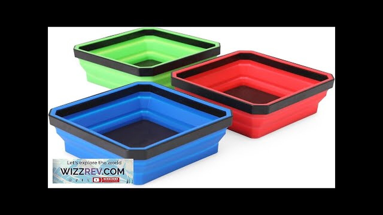 PR1ME Collapsible Magnetic Parts Tray Set Foldable Magnetic Tray 3 Pieces 4.25 Review