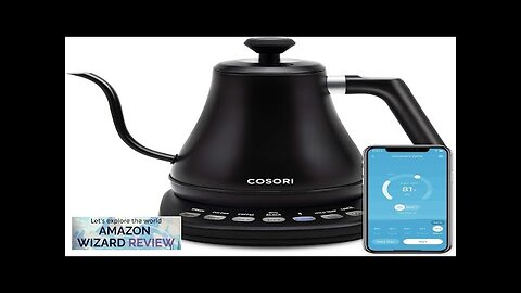 COSORI Electric Gooseneck Kettle Smart Bluetooth with Variable Temperature Control Pour Review