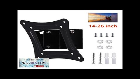 14-26 Inch TV Wall Mount Universal Bracket Fixed Flat Panel TV Frame Review