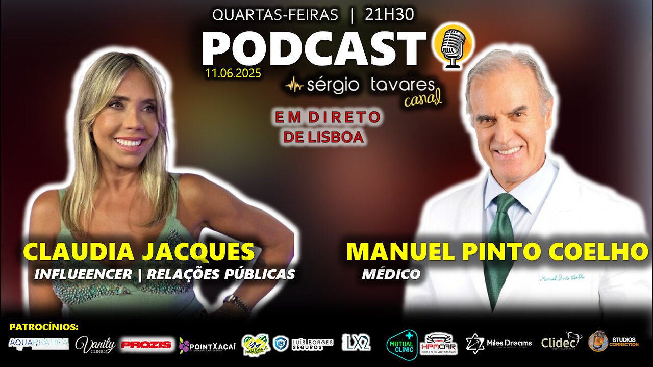 🎙|𝗣𝗢𝗗𝗖𝗔𝗦𝗧: Claudia Jacques e Manuel Pinto Coelho - Episódio 46
