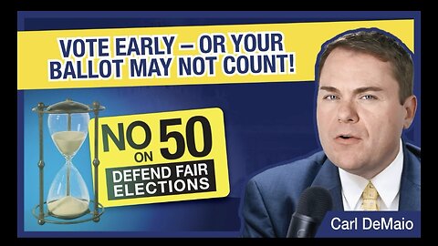 Vote early or your ballot may not count