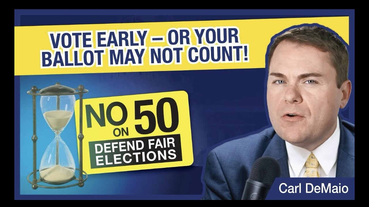 Vote early or your ballot may not count