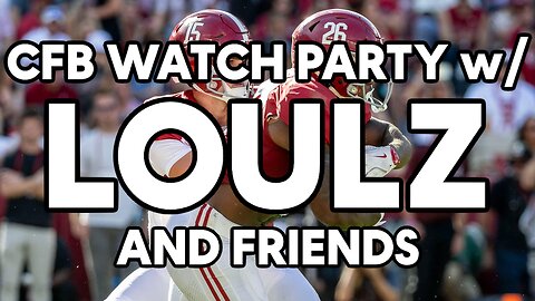 CFB WATCH PARTY | BAMA FANS REACT | TENNESSEE @ BAMA TONIGHT