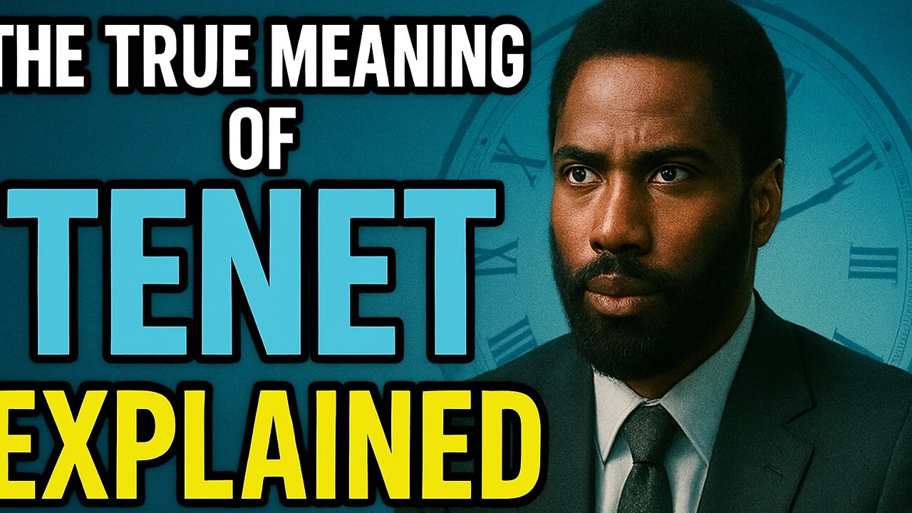 Tenet: The TRUE Meaning of Christopher Nolan's MOST CONFUSING Time Travel Movie