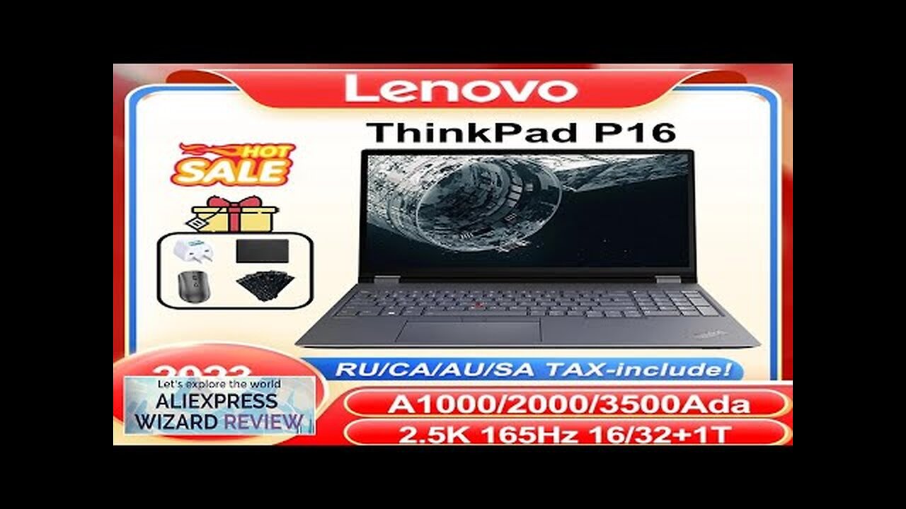 2023 Lenovo ThinkPad P16 13700/A1000/2000Ada/3500Ada 2.K/4K 165Hz Screen Review