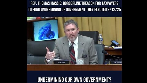 💥Rep Massie Exposes USAID Anti-Trump TREASON On House Floor