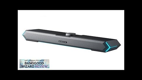 Havit M19 Computer Speaker bluetooth Soundbar Dual 52mm Speakers Dual Bass Diaphragm Review