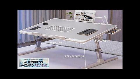 Foldable Lift Laptop Desk for Bed with Radiator Adjustable Stand Lap Table Review