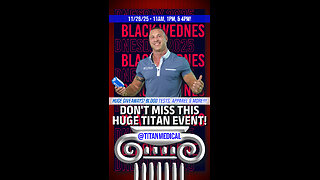 2025 Titan Black Wednesday Giveaway Is Coming!!!