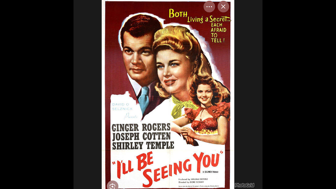 CS #281. I'll Be Seeing You" Ginger Rogers, John Derek