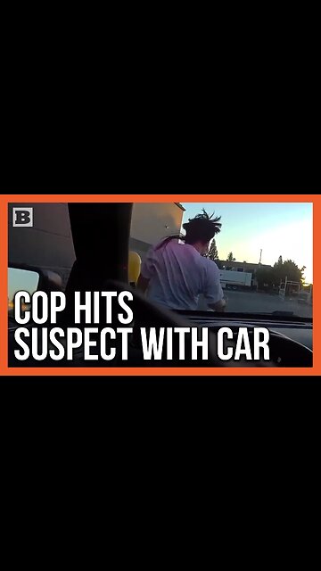 Officers Slams Armed Suspect with Car After Man Allegedly Shot at Another Vehicle