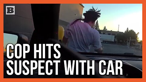 Officers Slams Armed Suspect with Car After Man Allegedly Shot at Another Vehicle