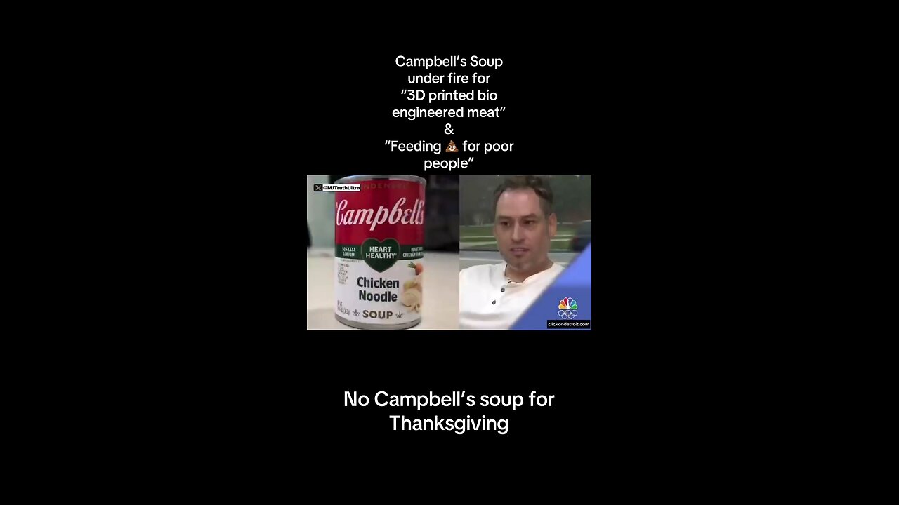 Chicken soup for the… Poor