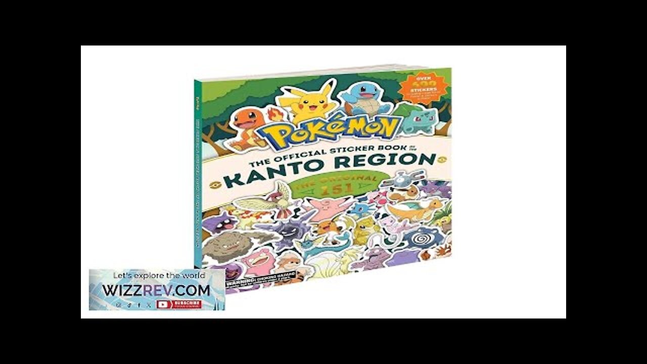 Pokémon: Official Sticker Book Of The Kanto Region: The Original 151 Review