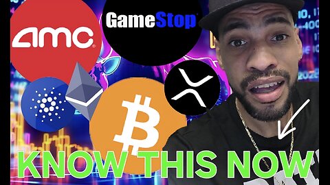 AMC & GME Will Do The UNEXPECTED TOMORROW As BITCOIN & Crypto Set Up For A MOON MISSION!