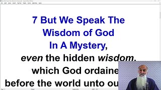 BUT WE HAVE THE MIND OF CHRIST ~ Pt. 1