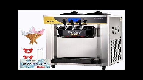 VEVOR Commercial Ice Cream Maker 22-30L/H Yield 2200W Countertop Soft Serve Machine Review