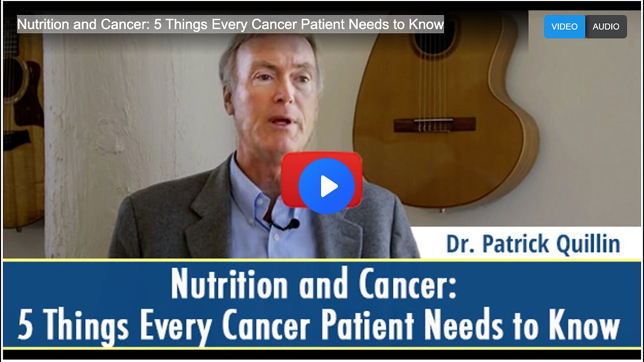 Nutrition and Cancer: 5 Things Every Cancer Patient Needs to Know