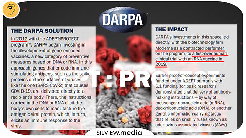 "IT WAS DARPA THAT CAME UP WITH THE MRNA INJECTIONS, NOT PFIZER OR MODERNA" - DR. PETER MCCULLOUGH