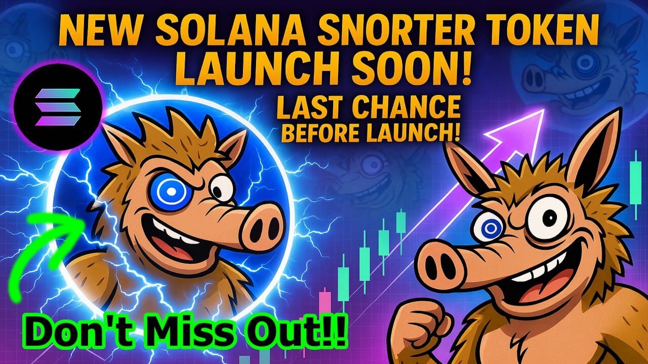New Snorter Token Meme Coin on Solana Launching Soon!! Last Days Before Launch!!