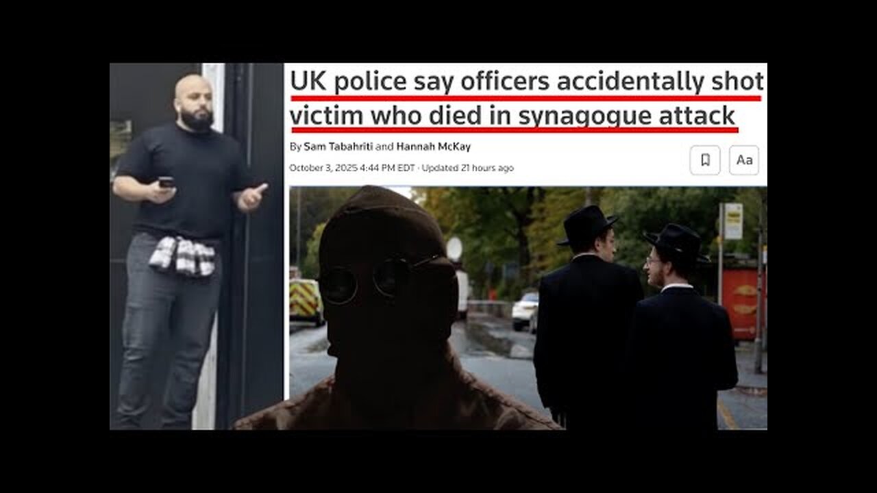UK SYNAGOGUE STABBING PSYOP! KILLER NAMED JIHAD STABS 2 BUT TURNS OUT THE COPS SHOT THE VICTIMS!