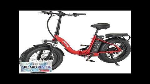 Fat Tire Folding Electric Bike 48V & 624Wh Lithium Removable Battery Peak Review