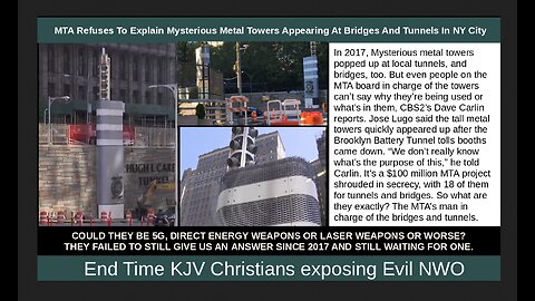 MTA Refuses To Explain Mysterious Metal Towers Appearing At Bridges And Tunnels In NY City