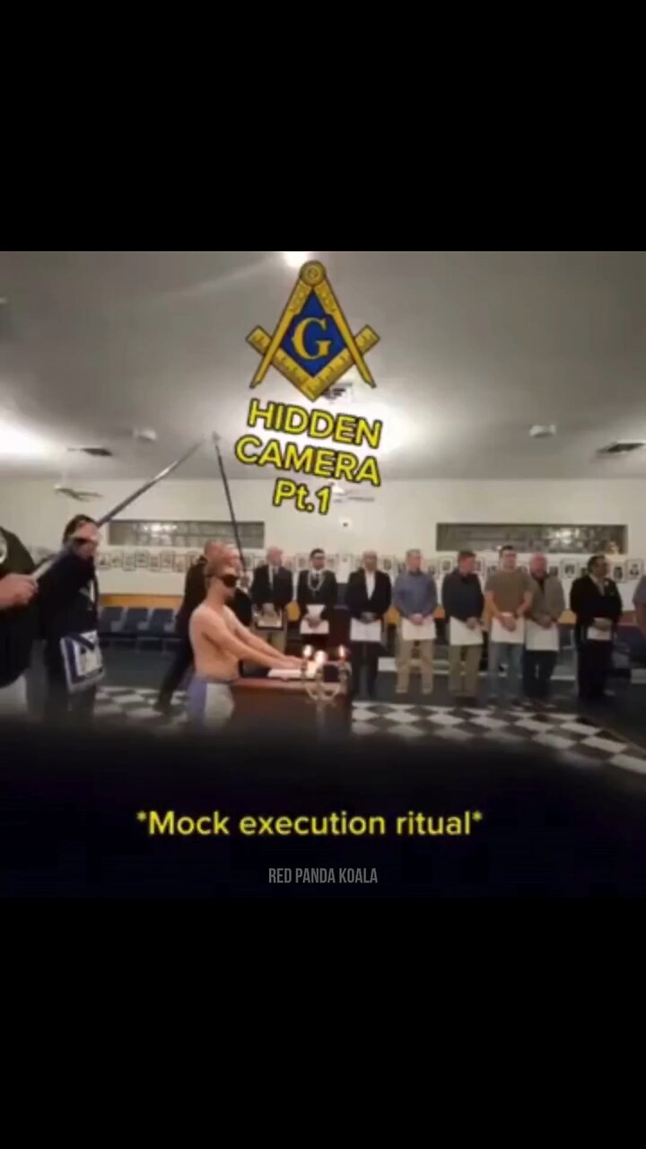 🚨 Hidden Camera of U.S. Freemasons Master Mason Initiation Ritual