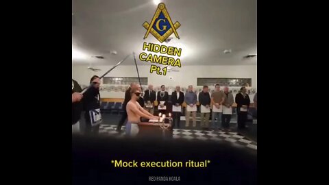 🚨 Hidden Camera of U.S. Freemasons 'Master Mason' Initiation Ritual