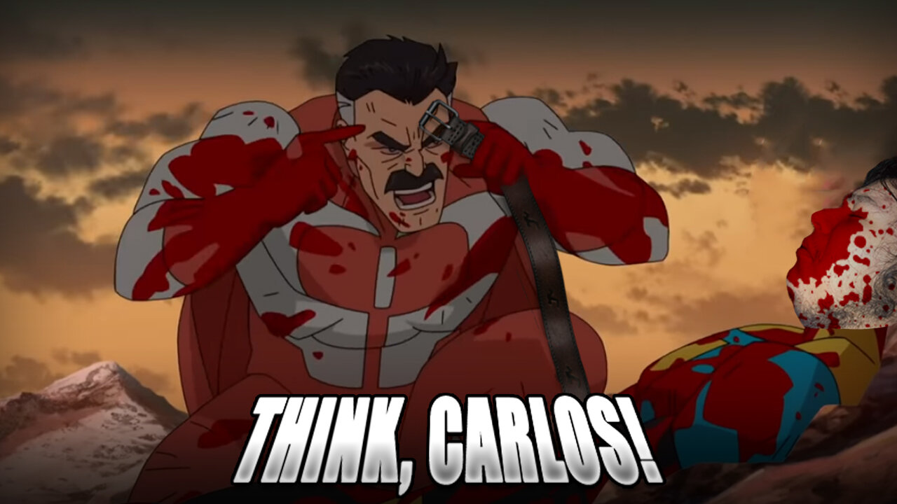 Invincible, but Carlos' Dad is Omni Man