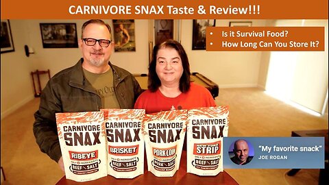 Is it any good? Carnivore Snax Tasting/Review! Good For Hiking & Camping? #snacks #steak #carnivore