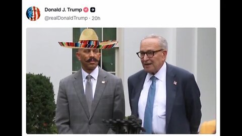 Must See President Trump's Viral Meme Of Senor Hakeem Jeffries!