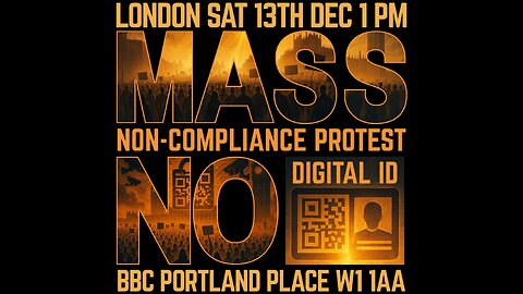 Iain Davis Speaks At The Mass Non Compliance Protest Against Digital ID (2025)