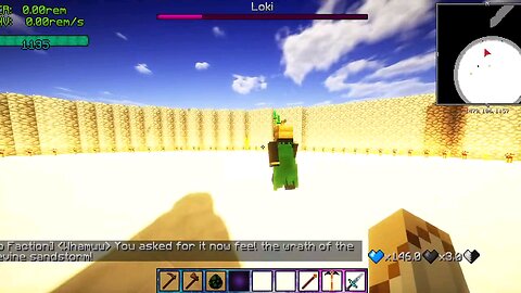 Minecraft mob battle Loki vs wamuu